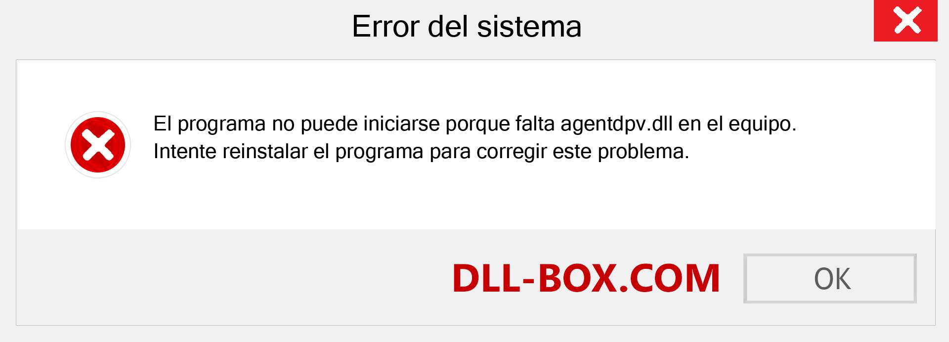 ¿Falta el archivo agentdpv.dll ?. Descargar para Windows 7, 8, 10 - Corregir agentdpv dll Missing Error en Windows, fotos, imágenes